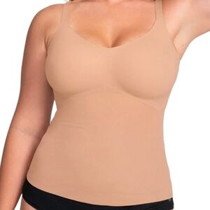 Honey Love Liftwear Cami Seamless Tan Shapewear Top Size Meduim